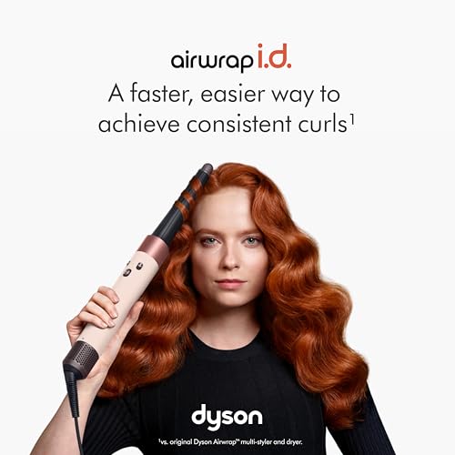 Image of Dyson Airwrap I.D. 6-In-1 Multi-Styler | Styles Without Heat Damage| 7 Styling Settings|3 Speed & 3 Heat Settings|Cold Shot| Enhanced Coanda Airflow| 2 Yr Warranty,1300 Watts (Ceramic Pink & Rose Gold)