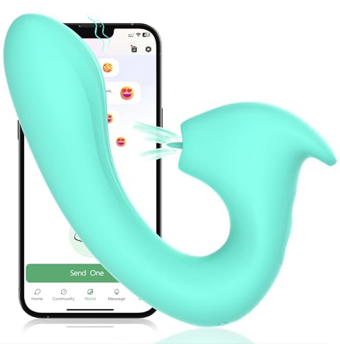 Vibrator Toy for Woman-Clitoral G-Spot Vibrator with APP Remote Control,Wearable Dildo Clitoris Stimulator with 10 Vibrations Panty Vibrator for Women Gifts Hand held Personal Massager