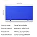 LVLDAWA Table Tennis Barrier Screen, Heavy Duty PingPong Field Fence Surround Barrier Block, Foldable Stadium Training Privacy Partition Screen for Schools, Playground (Color : Blue, Size : 140X75CM