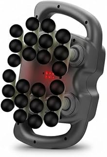 24 Head Deep Tissue Massage Gun, 9 Modes & 99 Speeds Muscle Massager with Quad Motor, 22800 RPM Percussion, Whisper Quiet, Type-C Rechargeable Handheld Back and Body Massager for Pain Relief