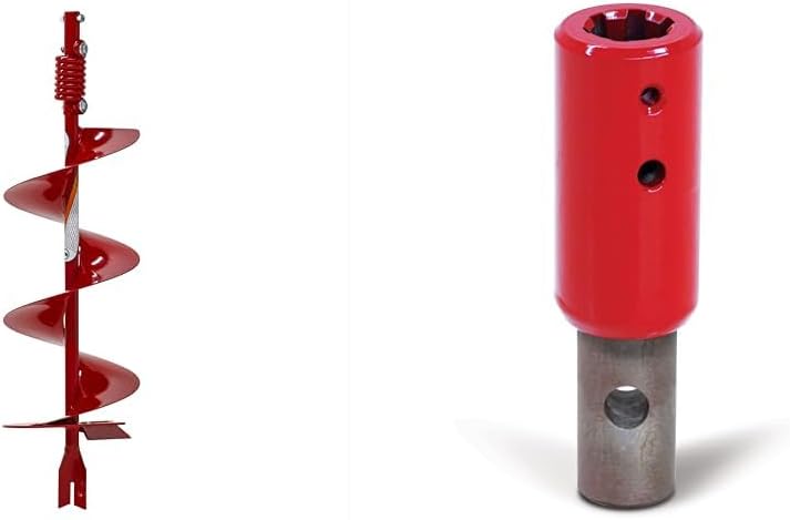 Earthquake EA10F 10-Inch Diameter 36-Inch Long Earth Auger Bundle with 11566 Auger Adapter for STIHL Powerheads