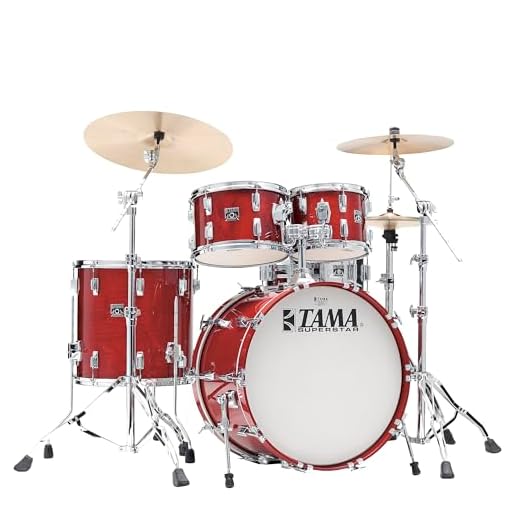 Tama SU42RS-CHW Superstar Limited Reissue Cherry Wine 4-Piece Shell Set