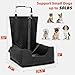 Dog Car Seat,Dog Travel Bed Puppy Seat Ultra Soft, Secure Removeable Pet Safety Seat with Adjustable Clip-On Safety Leash, Fits All Cars Front Back Seats