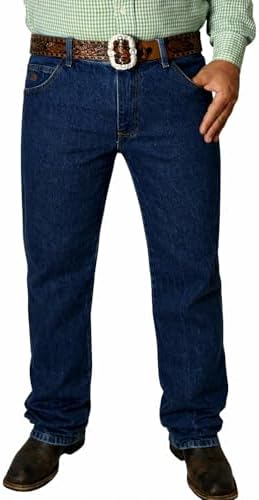 Calça Jeans Masculina Country, Estilo Cowboy Premium, Tecido Gros...