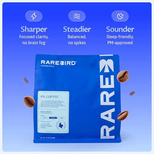 Rarebird Px Coffee, café en grano tostado medio 12 oz miniatura 2
