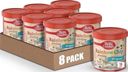 Betty Crocker Gluten Free Rainbow Chip Frosting, 16 oz (Pack of 8)