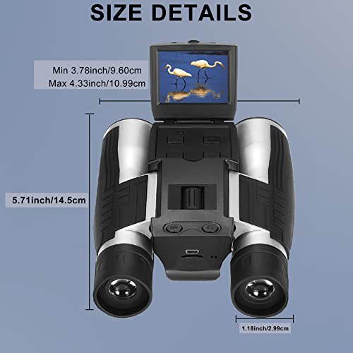 12X32 Digital Binoculars Camera Telescope Camera 2" Lcd Display 5Mp Video Photo Recorder With Free 8Gb Micro Sd Card For Watching Bird Football Game Concert #TOP5