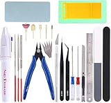 Qovydx 27Pcs Gundam Tools Kit Gunpla Tool Set Bandai Tool Kit Modeler Basic Tools for Model Building Repairing and Fixing
