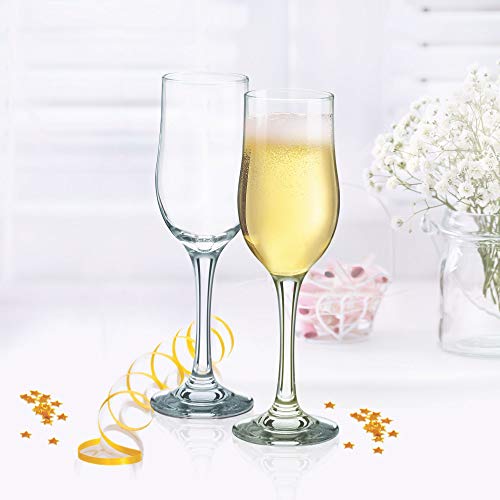 Image of Treo By Milton Odyssey Champagne Glass Set of 6, 210 ml