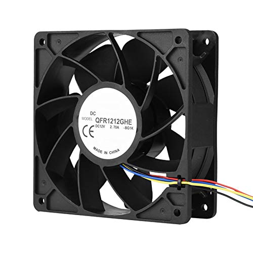 Ventilador Antminer S7 S9 evita sobrecalentamiento con rodamientos de precisión y 4 pines 4
