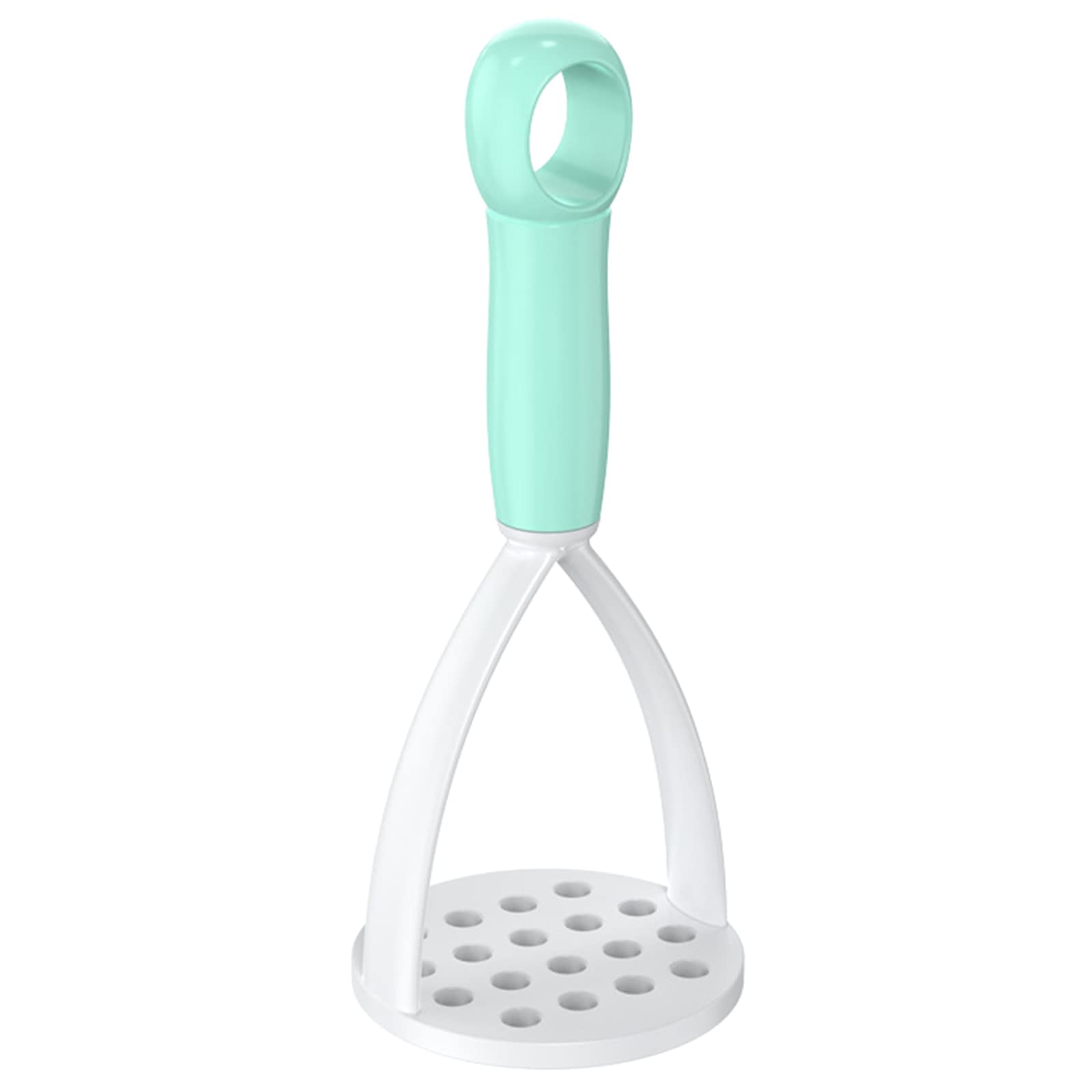 Royjj Green Pressed Potato Masher Puree Maker Potato Pusher Smooth Mashed Potatoes Crusher Kitchen Fruit Tool
