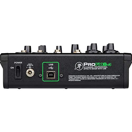 Mackie Profxv3 Series, 6-Channel Professional Effects Mixer With Usb, Onyx Mic Preamps And Gigfx Effects Engine - Unpowered (Profx6V3) #TOP4