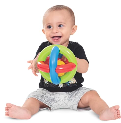 Brinquedo para Bebe Bola Maluquinha Merco Toys, Cores sortidas, 1 unidade
