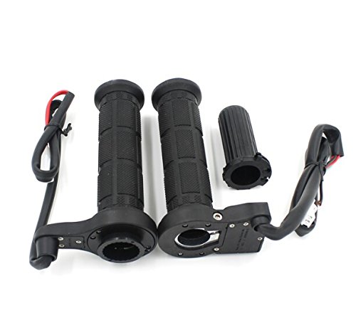 E-Bro New Motorcycle 7/8" 22mm Electric Hand Heated Molded Grips Handle Handlebar