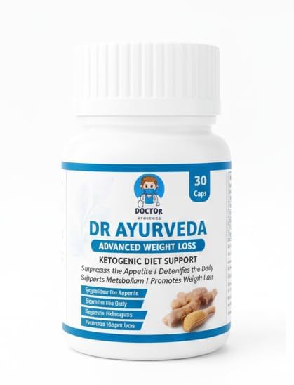 “DR AYURVEDA Herbal Weight Loss Capsules – 30 Count | Ayurvedic Fat Burner, Metabolism & Appetite Support Supplement” (1)-image-49