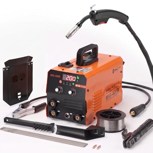 GearZone Welding Machine 220V Portable and Safe Home Welding Machine Power Tools Welding Equipment with Accessories (MIG-TIG-MMA)
