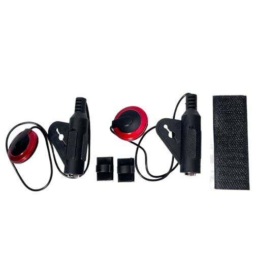 bovzor 2PCS Piezoelectric Contact Mic Pickup, High Sensitivity Acoustic Instrument Pickup with Adhesive Mount, Universal Non-Invasive Transducer for Guitar, Violin, Banjo, Ukulele, Mandolin