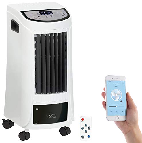 Sichler Haushaltsgeräte Kühlgerät: 3in1-WLAN-Luftkühler, Luftbefeuchter und Ionisator, App, Fernbedienung (Luftreiniger Luftkühler, Luftkühler &...