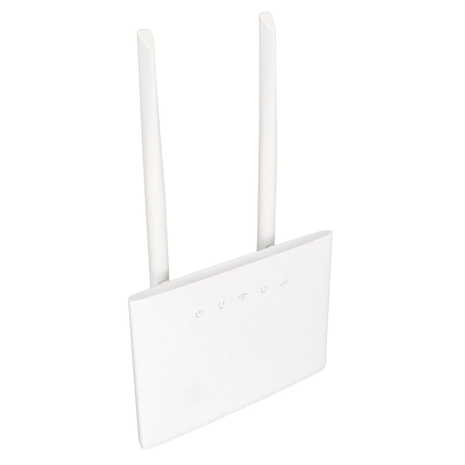 Generic 4G LTE CPE WIFI Router, ABS Obsługiwany 32 Użytkowników 4G Modem Sygnał Sygnał Biała 2 Zewnętrzne Anteny 5DBI 100-240 V dla Telefonu Komórkowego (wtyczka UE)