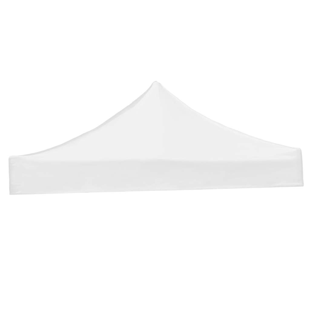 Toile de Toit de Rechange pour Pavillon Tonnelle Tente - Blanc, 3x3m