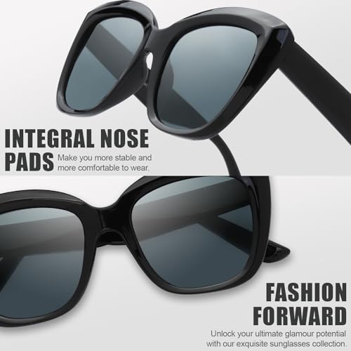 The Fresh Retro Nude Cateye Sunglasses for Women Vintage Trendy Shades3
