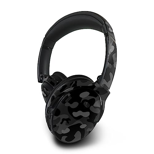 Image of MightySkins Skin Compatible with Bose QuietComfort 45 Headphones - Black Camo | Protective, Durable, and Unique Vinyl Decal wrap Cover | Easy to Apply, Remove, and Change Styles | Made in The USA