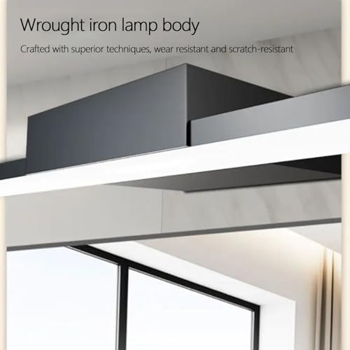Luz de pared baño LED de 42cm aplique lineal impermeable para espejo 3