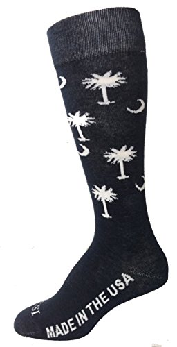 South Carolina Flag Dress Sock Made in The USA