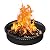 Fire Pit Ring 40 inch Outer/36 inch Inner Smokeless Fire Ring for Outside Fire Pit, Heavy Duty Metal Round Fire Pit Insert DIY Campfire Ring Above or In-Ground