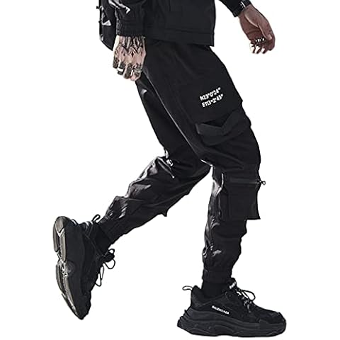 Aelfric Eden Men's Techwear Cargo Pants Jogging Cool Pants Trousers Unisex Streetwear Trouser Pants Women Hip hop Casual Trousers Cover