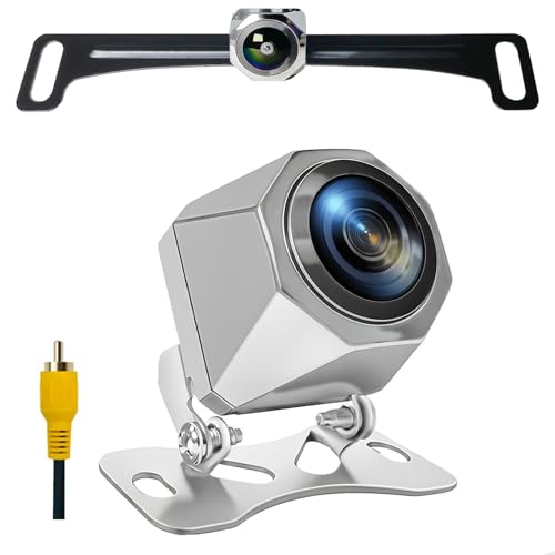 Backup Camera for Car, AHD1080P/CVBS Metal Housing Wide Angle Rearview Reversing Back up Camera, Perfect Night Vision IP69 Waterproof Reverse Rear View Camera for Car SUV Pickup and Other Vehicles