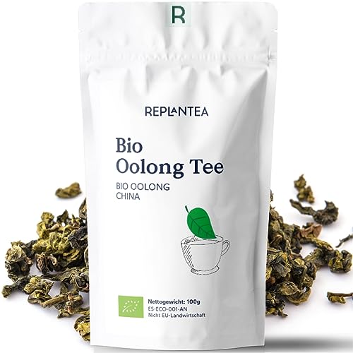 REPLANTEA BIO Oolong Tee Lose 100g | Premium Tie Guan Yin Oolong | Halbfermentierter Tee | Blumig-Milder Geschmack & Verdauungsfördernd