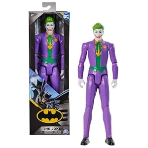 Spin Master Batman Toys Collection Flexible 12 Inch Joker Villain Action Figure for Children Ages 4 and Up