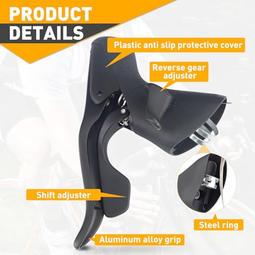 image for WEEROCK L-TWOO Road Bike Shift Lever 2 X 10 Speed 20 SpeedsRoad Bicycl