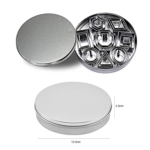 Hsthe Sea 24 PCS Mini Cookie Cutter Set, Stainless Steel Biscuit Cookies Cutters Molds,Geometric Shapes Cutters - Image 4