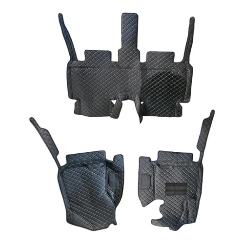 Tapis sol voiture étanches contre boue pour Hyundai Santa Fe 6 places