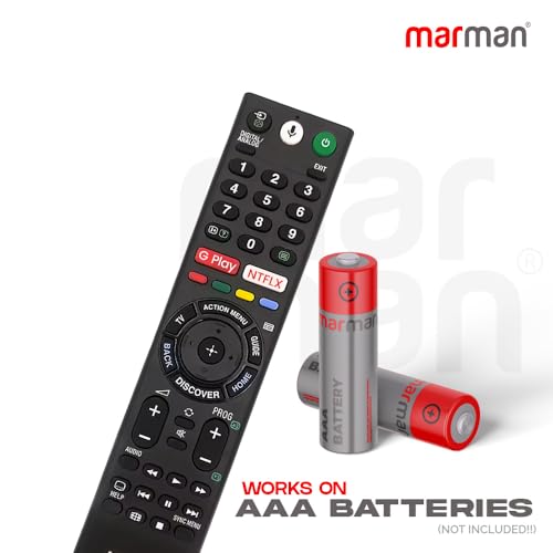 Image of marman Sony tv Remote Control Smart Bluetooth Voice Compatible for Android smart 4K UHD LED HD OLED QLED bravia Televison - Pairing Must !