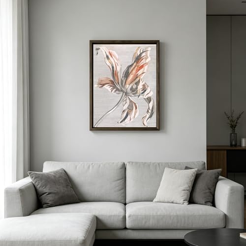 Image of Canvas Frames for 14 inchx18 inchPaintings with 0.6 inch~0.9 inch Deep Dark brown