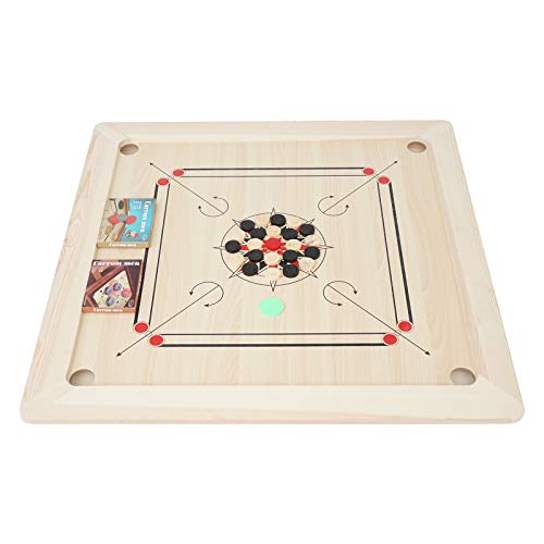 Carrom Board Game Full Size with Pieces Coins Large 35inch for Adult Men Wooden Desktop Board Game