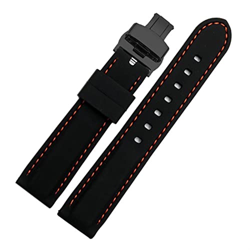 Bracelet sport 20mm en silicone noir pour Huawei GT2