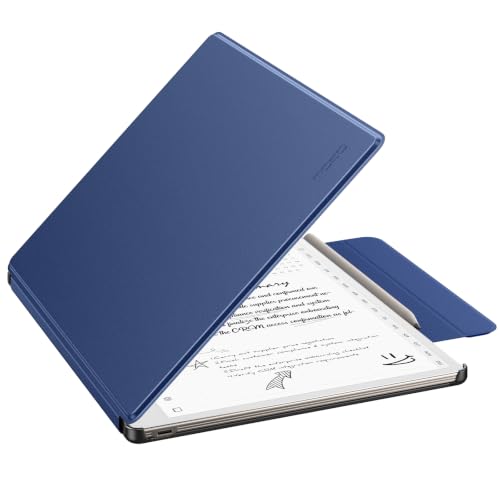 Image of MoKo Case for Remarkable Paper Pure 10.3 inch 2026 with Pen Holder, Navy Blue