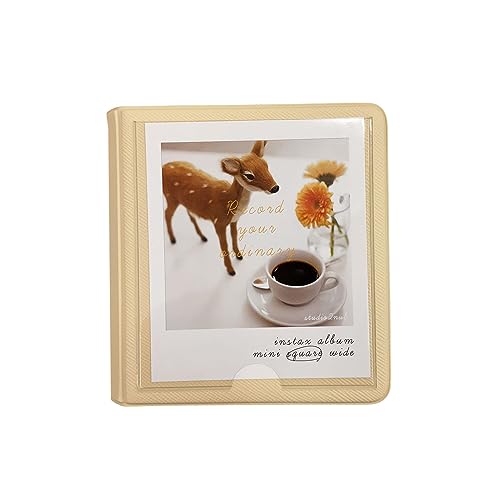 2NUL Polaroid Album Square (For instax square) �`�F�L�X�N�G�A�p�A���o�� �\��1���{28�����[ (Beige)