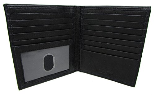 Paul & Taylor Men's Leather RFID Protected Hipster Bifold Wallet2