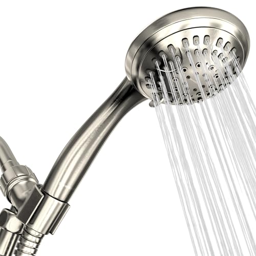 Luxury Spa Series, 6 Spray Settings 4.5 inch Hand Held Shower Hea...