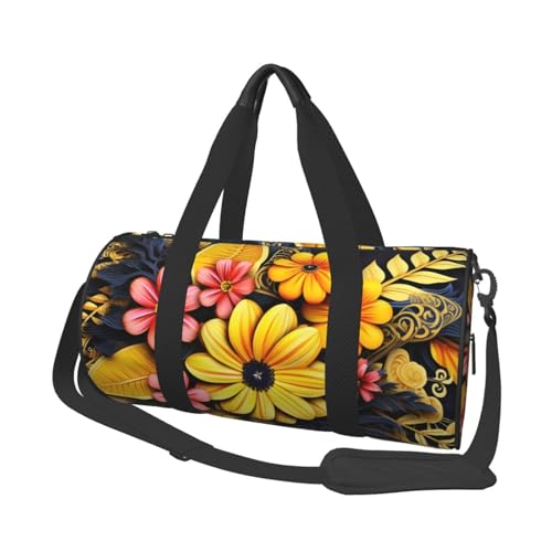 Sac de voyage en toile grand format au design ethnique unique