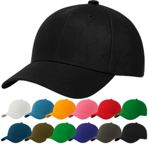 4sold Gorra Hombre 100% Algodón – Ajustable, Ligera, Transpirable...
