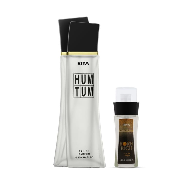 Riya HUM TUM Essence of Togetherness For Men & Women Eau De Parfum Spray Citrus Floral Spicy 90 ML With 10 ML Born Rich Perfume Eau de Parfum-image-27
