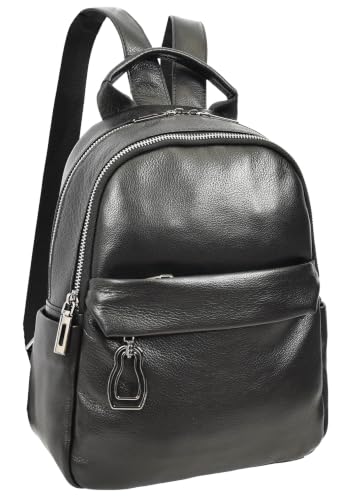 Sac à dos en cuir souple femme pour organiser travail et affaires
