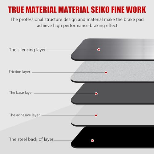 Image of D699 Front Ceramic Brake Pads Kit Fit For Oldsmobile Aurora 1997-1999, For Aurora 2001-2003, For Intrigue 1998-2002, For Silhouette 1997-2004, For Chevrolet Impala 2000-2005