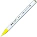 Kuretake ZIG Clean Color Real Brush Pen, Lemon Yellow Ink